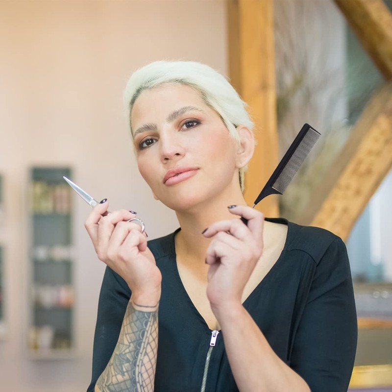 SIOPPKIK Handle Comb, Hair Comb, Section Comb, Touching Comb, Needle