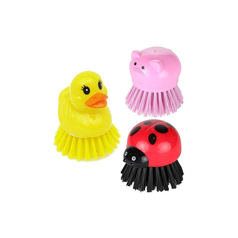 Generic 1PC Kitchen Cleaning Brush Animal Duck Pig Dish Potato