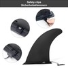 APOMOONS Removable Universal 9 Inch Surfboard Sup Fin Reinforced Replacement