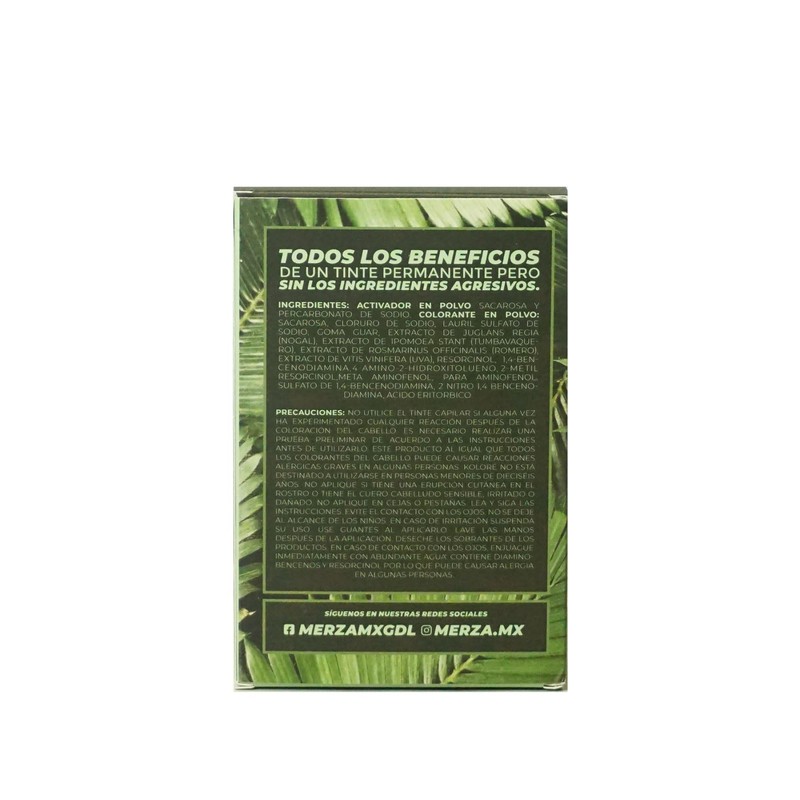 Merza Tinte Koloré Sin Peroxido Sin amoniaco Tonos Castaños Sin