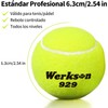 Pelotas de Tenis Presurizadas - Fieltro Resistente, Goma Elástica