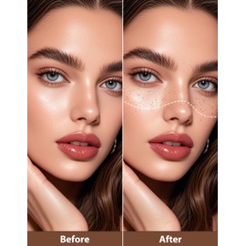 Jutqut Freckle Stamp Pen, Natural Lifelike Freckles Makeup Tool, Waterproof Long-Lasting Liquid Freckle Marker, Quick-Dry Formula for Sunkissed Fake Freckles, Ideal for Natural Face Makeup, 01 Light