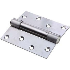 UHPPOTE 4 inch Stainless Steel Single Spring Door Hinge Automatically Closed Comfortable (Pack of 1 Pair)