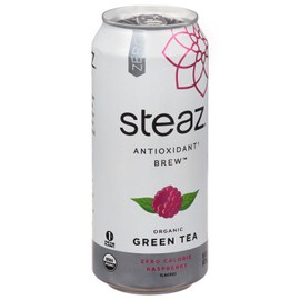 Steaz Tea Antiox Brew Zero Raspberry 16 FO (Pack Of 12)