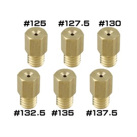 Shift Up 800001-MA-10 Motorcycle Goods Carburetor Main Jet Set MIKUNI Hexagon Large VM26 6x11.5 Angle