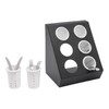 Dodoam Utensil Holder, 6-Compartment Restaurant Utensil Holder, Utensil Organizer Classified