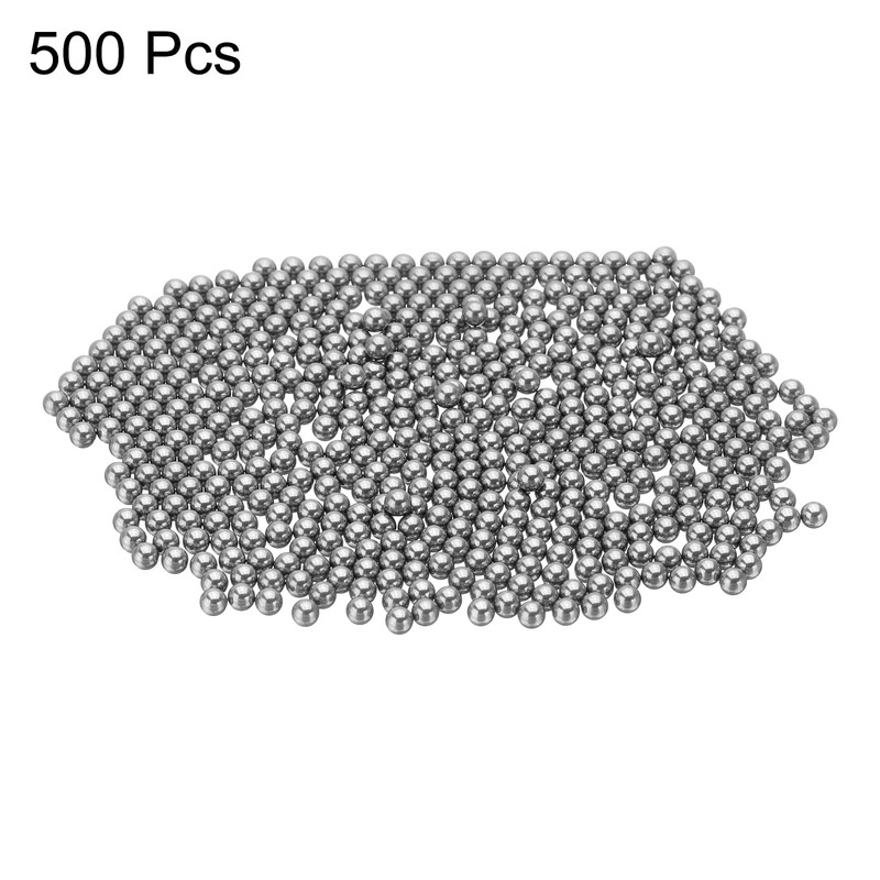 sourcing map 500 Pcs 3.5 mm Bearing Balls 304 Stainless