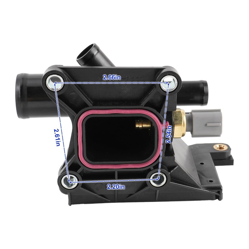 MOTOALL LF941517Z Engine Coolant Water Outlet Compatible with Mazda 3
