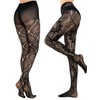 HONENNA Patterned Fishnets Tights Black Pantyhose Stockings for Women, 2