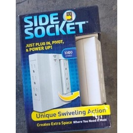 APG NEW Side Socket Swivel Plug 6 Outlet As Seen On TV NIB