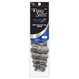 Foxy Silver - Weave (Foxy Weave - Hh Ocean Wave 8 Inch - 1 Pack) - Human Hair Weave in 60