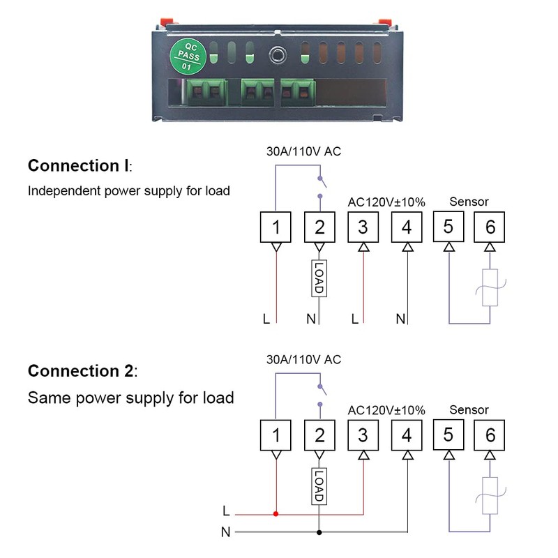 KETOTEK KT8230 Digital Temperature Controller Thermostat Regulator 120VAC 30A Fahrenheit