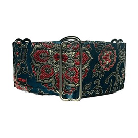 Extra Soft Martingale Dog Collar for Greyhound Saluki Whippet and Other Breeds with Similar Neck 2" Wide (11"-14")