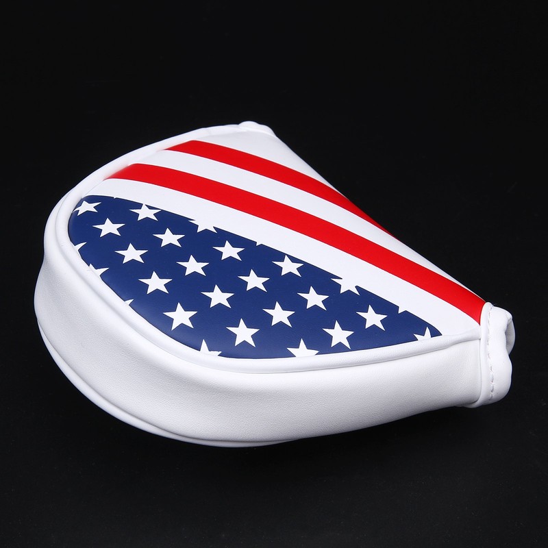 Mallet Head Cover Putter Cover with Magnetic Closure Golf Headcover
