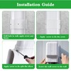 MOOITEK 3" 17Ft PVC Line Set Cover Kit for Ductless