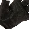 Contraband Black Label 5150 Mens Pro Leather Fingerless Weight Lifting