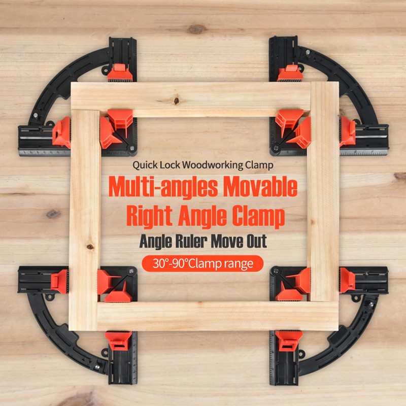 NS Juvyig Right Angle Clamp, Multi Angles Movable Corner Clamps,