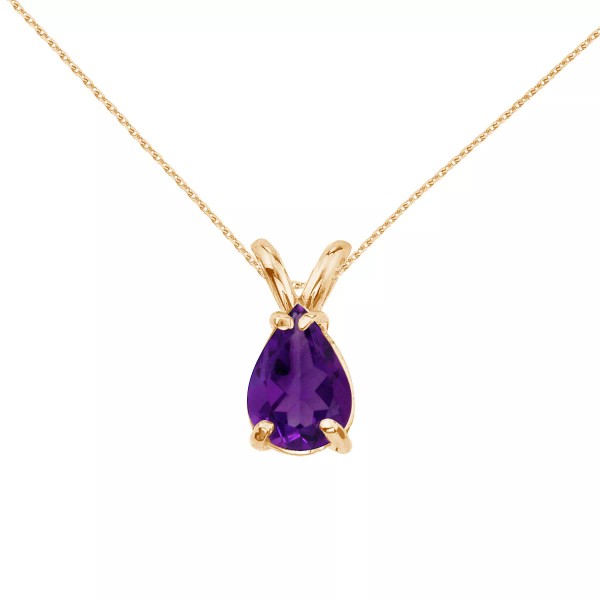 DIRECT-JEWELRY DON'T FORGET THE DASH 14k Yellow Gold Pear Shaped