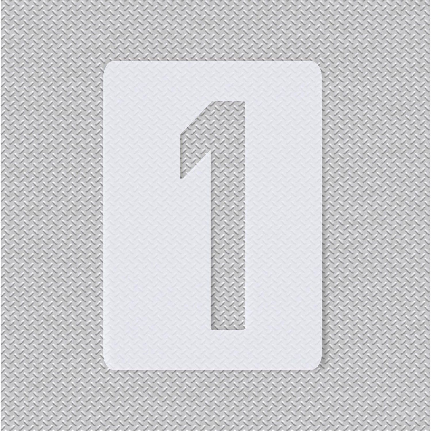 Stencil Single Number 1 Number Height 20 cm Number for Signs Door House ...