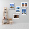 GOmaize Front Loading Black Picture Frame Set of 3,Display pictures