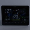 Wireless Weather Calendar Clock Color Touchscreen Display RF Sensor Temperature