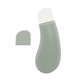 Silikon-Mitesserentferner, Nasenschaber für Mitesser, Porenreinigungsschaber, Gesichtsspatel, Tiefenreinigung, Master zum Entfernen von Mitessern im Gesicht und in der Nase (Farbe: Grün)