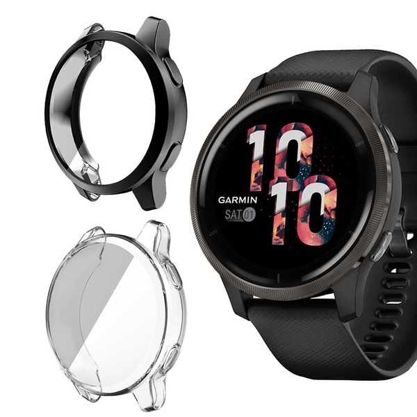 Niboow Case [Pack of 2] Compatible with Garmin Venu 2,