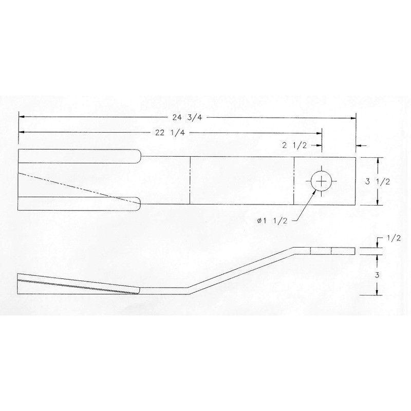Rancher Supply 750787 Terrain King Blade Pair