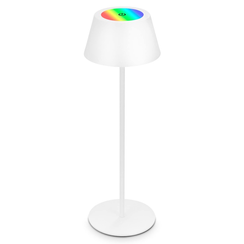 BRILONER LED Table Lamp Wireless, RGB Bedside Lamp Touch, Desk