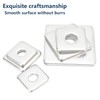 Ctyjia Pack of 20 Stainless Steel Square Washers, M5 Square