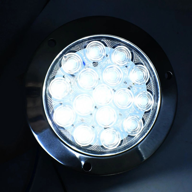 4PCS 4 Inch Round 16-LED Tail Light Reverse Backup Lamp