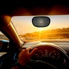 EcoNour Miniature Static Cling Window Shade for Car Sun Visor
