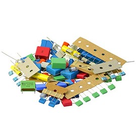 Kemo S052 Folienkondensatoren Set mit ca. 100 Stück. Gemischtes Sortiment, verschiedene Typen
