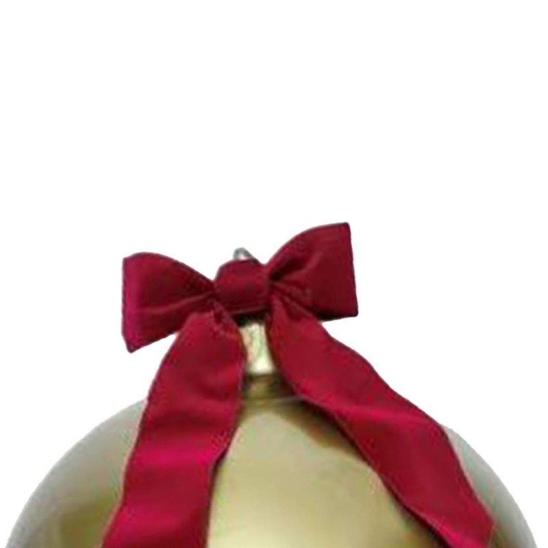 Inflatable Christmas Ball Bell Gaint Ornament with Red Bowknot PVC