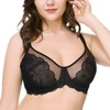 HSIA Minimizer Bra for Women Full Coverage Lace Plus Size