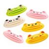 6Pcs Color Random Frog Tube Squeezers Toothpaste Dispenser Toothpaste Rolling