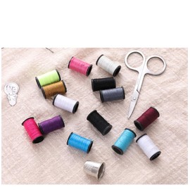 LORJE Sewing Kit, Sewing Supplies for Home Travel and Emergency, Portable Sewing Kit, Seam Ripper Needle Thimble (64 Pcs Sewing Tools)