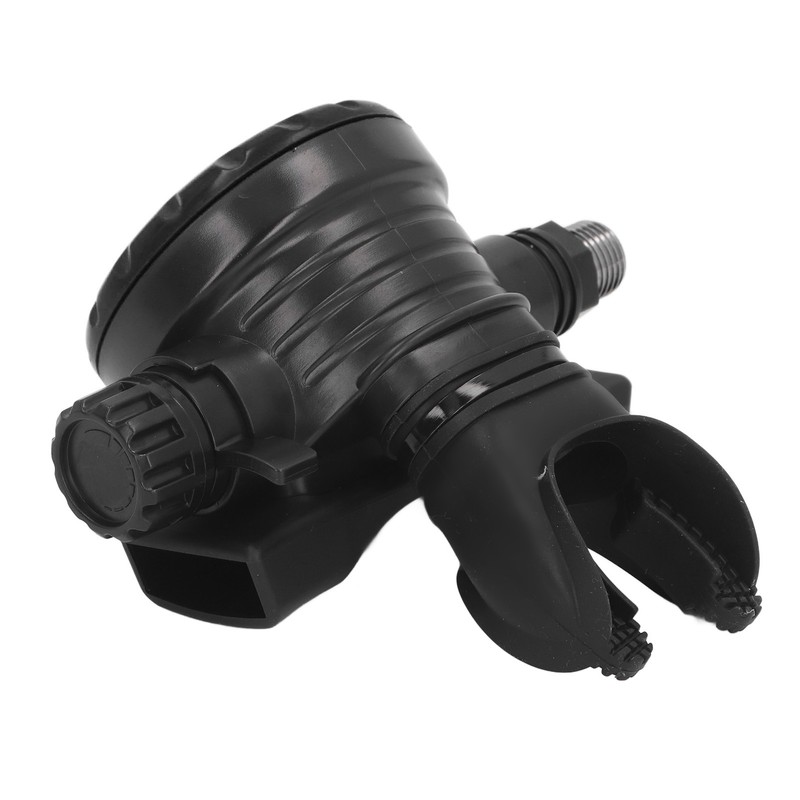 Scuba Breathing Secondary Valve with Medium Pressure Tube Adjustable Diving