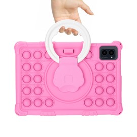 (for EM101A Tablet) Transwon Kids Case for ApoloSign Maxsignage Apolomedia EM101A/ WDYQJE A55 10.1/ AISLPC A55-2/ xiskt A5502/ Plimpton P8 Pro 10 Inch/ N101B Tablet/Tibuta E200/ Trayoo Y105 - Pink