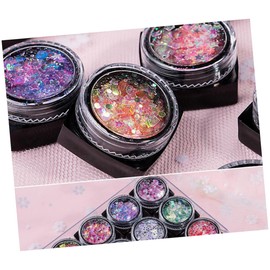 Ipetboom Sequined Body Gel Set Colors Shimmering Facial Body Decoration for Makeup Parties and Festivals Versatile Glitter for Nails and Eyes