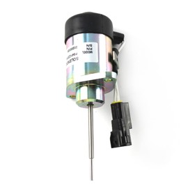 ZACHAGER PS41CZ318 1E411-60012 Fuel Shut Off Solenoid For Kubota 325 Miller Mig Welder Trailblaze D902 Engine, Stop Solenoid Valve Replacement Parts 12v