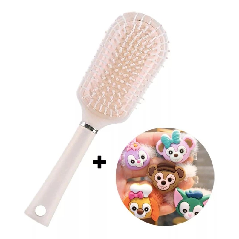 Tton Cepillo Para Cabello Set Donas Peinado Accesorio