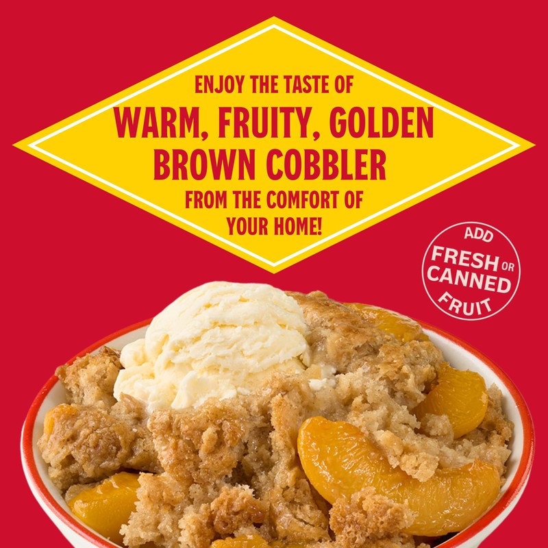 Cobbler Mix 10.58 oz. (Pack of 2) - Homemade Dessert