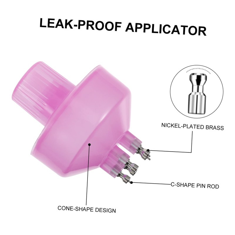 FOMIYES 3 Sets Cone Applicator Dropper Bottle for Hair Dye