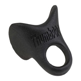 ThumbPRO Baseball Thumb Guard - Batting Aid & Grip Enhancer - Reduces Sting, Improves Swing - for Baseball & Softball - All Levels, Left/Right Hand - 3 Sizes:_Pitch Black_Medium