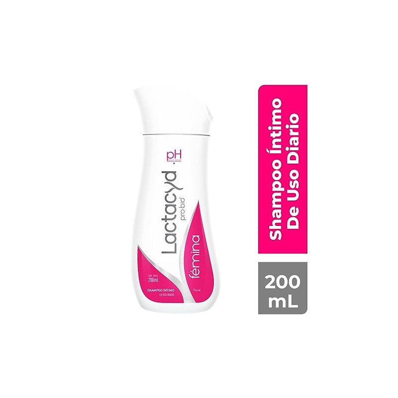 Lactacyd fémina shampoo íntimo de uso diario, 200ml