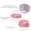 Rhinestone Dog Collar Cute Glitter Leather Collar for Cat Cat