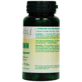 Bios L-Threonine 500 mg 100 Capsules Pack of 1 x 59 g
