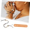 Operitacx 8pcs Buddhist Bead Counter Pendant Lightweight Meditation Tool for
