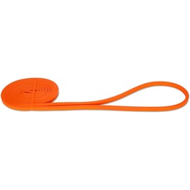 Resistance Band 5 kg Orange - Natural Latex Elastic Band 208 cm for Exercise, Crossfit, Strength, Chin-ups, Yoga, Pilates, Rehabilitation, Glutes, Legs (Orange, Ultra Light (5 kg))